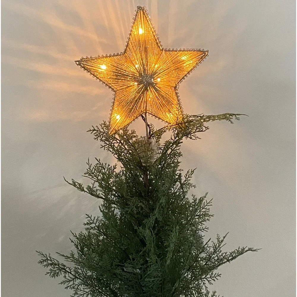 Tree Star Topper With Clip Changes Multicolored/ Or Stays White Target